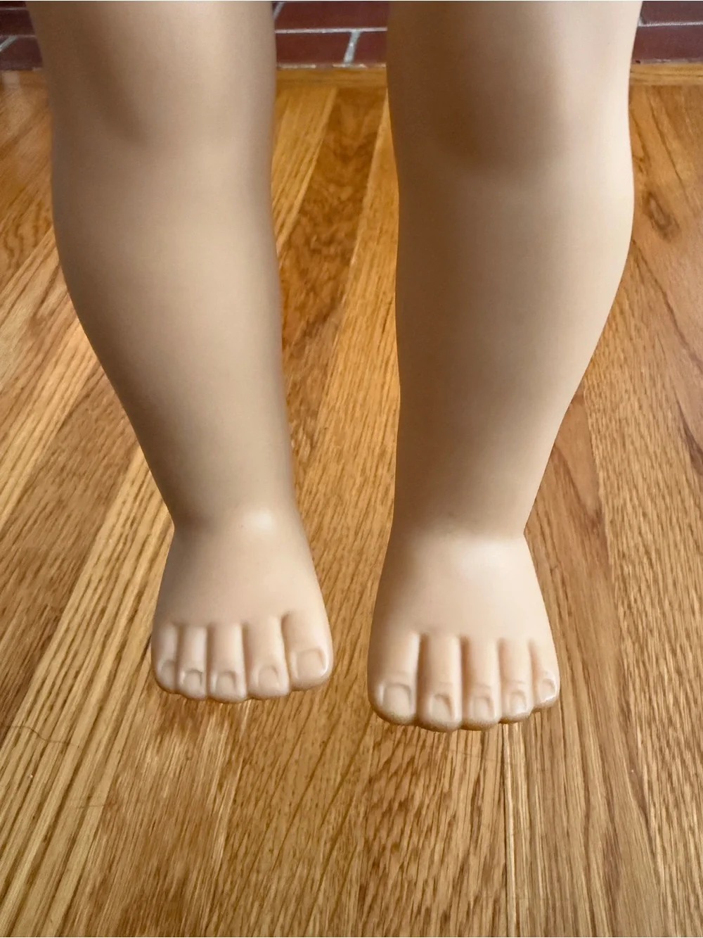 American Girl doll with freckles